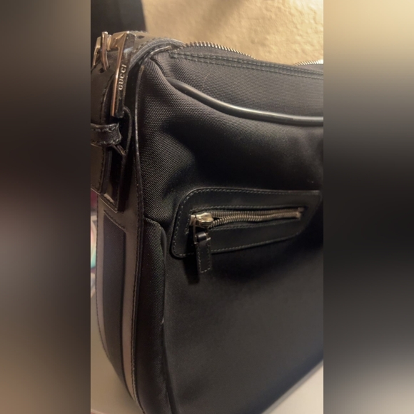 Vintage GUCCI Authentic Bag with Zipper Accents- Excellent Condition